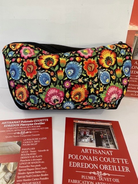 Trousse de toilette folk Polonais en tissu